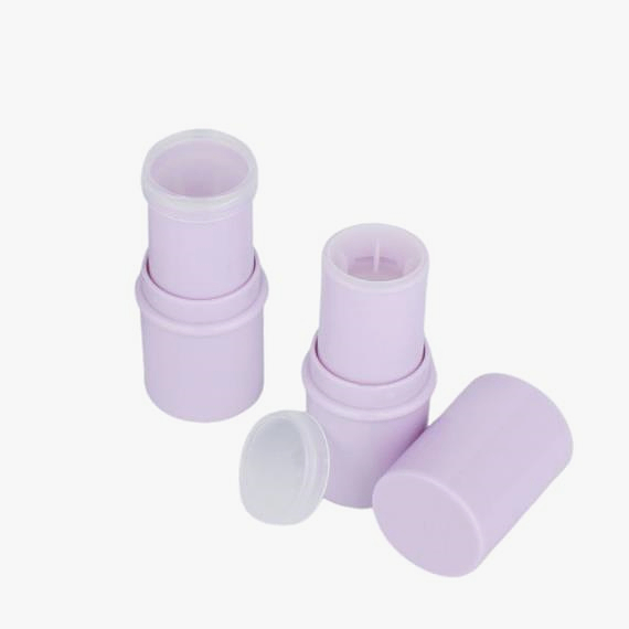 Botella de desodorante púrpura de pequeña capacidad de 25 g