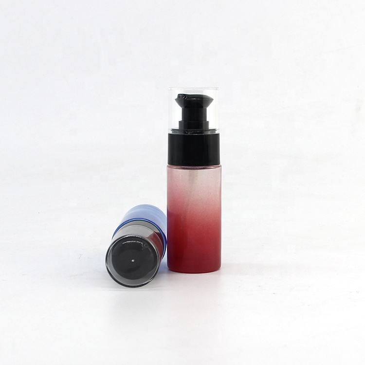 Mini botella de bomba de spray Ombre de 30 ml