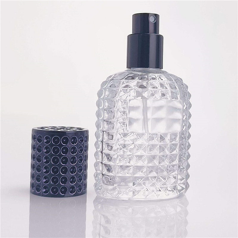 Botella de perfume de cristal vintage de 30 ml y 50 ml